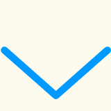 arrow pointing down on yellow background