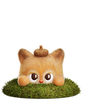 Smarty Squirrel peaking out of the grass